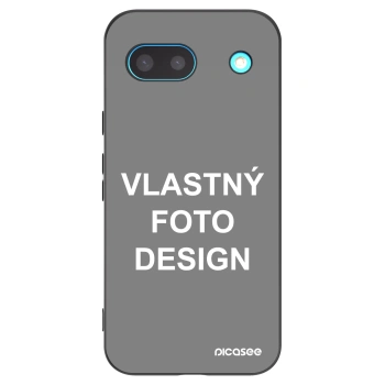 Picasee silikónový čierny obal pre Google Pixel 8a - Vlastný fotka/motiv