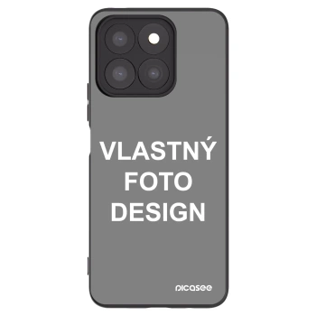 Picasee silikónový čierny obal pre Honor X8c - Vlastný fotka/motiv