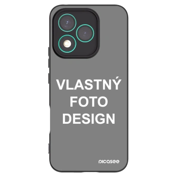 Picasee silikónový čierny obal pre Honor 400 Lite 5G - Vlastný fotka/motiv