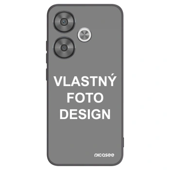 Picasee silikónový čierny obal pre Xiaomi Poco F6 - Vlastný fotka/motiv