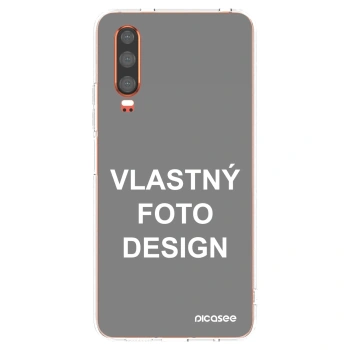 Picasee silikónový prehľadný obal pre Huawei P30 - Vlastný fotka/motiv