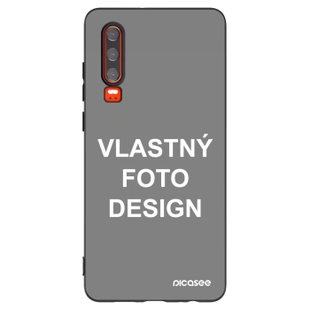 Picasee silikónový čierny obal pre Huawei P30 - Vlastný fotka/motiv