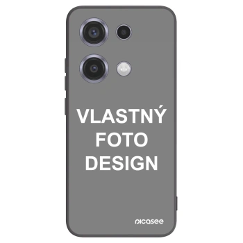 Picasee silikónový čierny obal pre Xiaomi Redmi Note 14S - Vlastný fotka/motiv