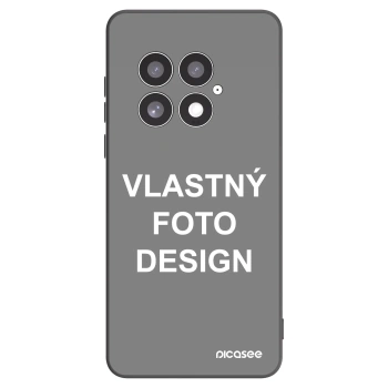 Picasee silikónový čierny obal pre OnePlus 13 5G - Vlastný fotka/motiv