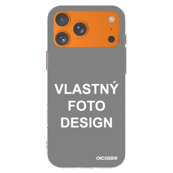 Picasee silikónový prehľadný obal pre Apple iPhone 17 Pro Max - Vlastný fotka/motiv
