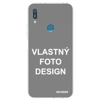 Picasee silikónový prehľadný obal pre Huawei Y6 2019 - Vlastný fotka/motiv