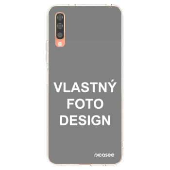 Picasee silikónový prehľadný obal pre Samsung Galaxy A70 A705F - Vlastný fotka/motiv