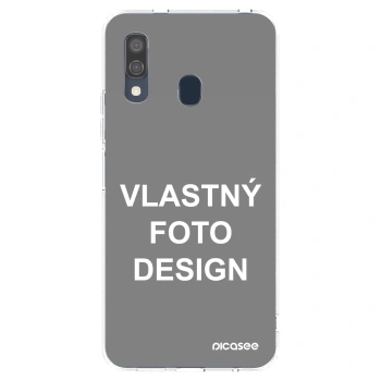 Picasee silikónový prehľadný obal pre Samsung Galaxy A40 A405F - Vlastný fotka/motiv