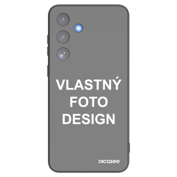 Picasee silikónový čierny obal pre Samsung Galaxy S25 FE 5G - Vlastný fotka/motiv