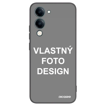 Picasee silikónový čierny obal pre Vivo Y29s 5G - Vlastný fotka/motiv