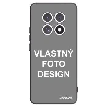 Picasee silikónový čierny obal pre Xiaomi Redmi Note 15 - Vlastný fotka/motiv