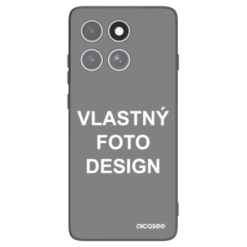 Picasee silikónový čierny obal pre Motorola Edge 60 Fusion - Vlastný fotka/motiv