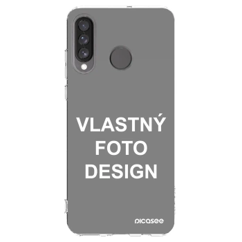 Picasee silikónový prehľadný obal pre Huawei P30 Lite - Vlastný fotka/motiv