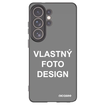 Picasee silikónový čierny obal pre Samsung Galaxy S26 Ultra - Vlastný fotka/motiv