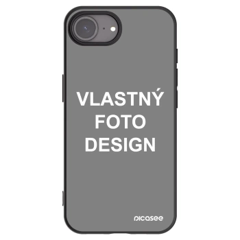 Picasee silikónový čierny obal pre Apple iPhone 17e - Vlastný fotka/motiv