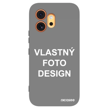 Picasee silikónový čierny obal pre Honor 600 - Vlastný fotka/motiv