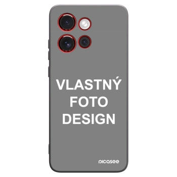 Picasee silikónový čierny obal pre Motorola Edge 60 Neo 5G - Vlastný fotka/motiv