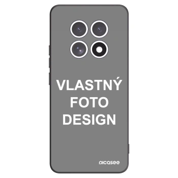 Picasee silikónový čierny obal pre Xiaomi Redmi Note 15 5G - Vlastný fotka/motiv