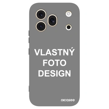 Picasee silikónový čierny obal pre Honor 600 Pro - Vlastný fotka/motiv