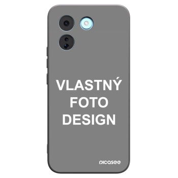 Picasee silikónový čierny obal pre Xiaomi Redmi Note 17 Pro MAX 5G - Vlastný fotka/motiv