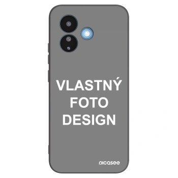 Picasee silikónový čierny obal pre Xiaomi Redmi Note 17 Pro 5G - Vlastný fotka/motiv