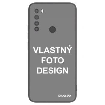 Picasee silikónový čierny obal pre Xiaomi Redmi Note 8 - Vlastný fotka/motiv