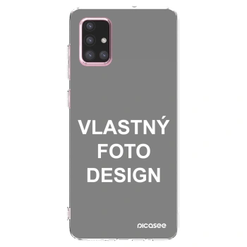 Picasee silikónový prehľadný obal pre Samsung Galaxy A71 A715F - Vlastný fotka/motiv