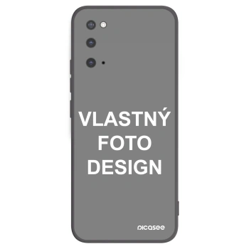 Picasee silikónový čierny obal pre Samsung Galaxy S20 G980F - Vlastný fotka/motiv