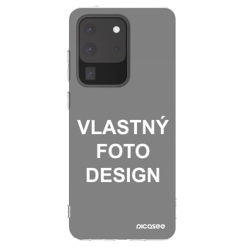 Picasee silikónový prehľadný obal pre Samsung Galaxy S20 Ultra 5G G988F - Vlastný fotka/motiv