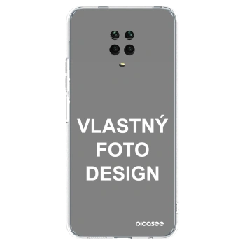 Picasee silikónový prehľadný obal pre Xiaomi Redmi Note 9 Pro - Vlastný fotka/motiv