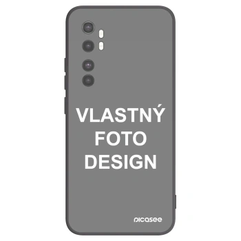 Picasee silikónový čierny obal pre Xiaomi Mi Note 10 Lite - Vlastný fotka/motiv