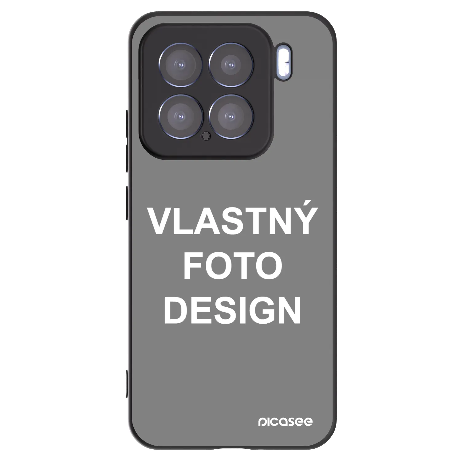 Silikónový čierny obal pre Xiaomi 15 - Vlastný fotka/motiv
