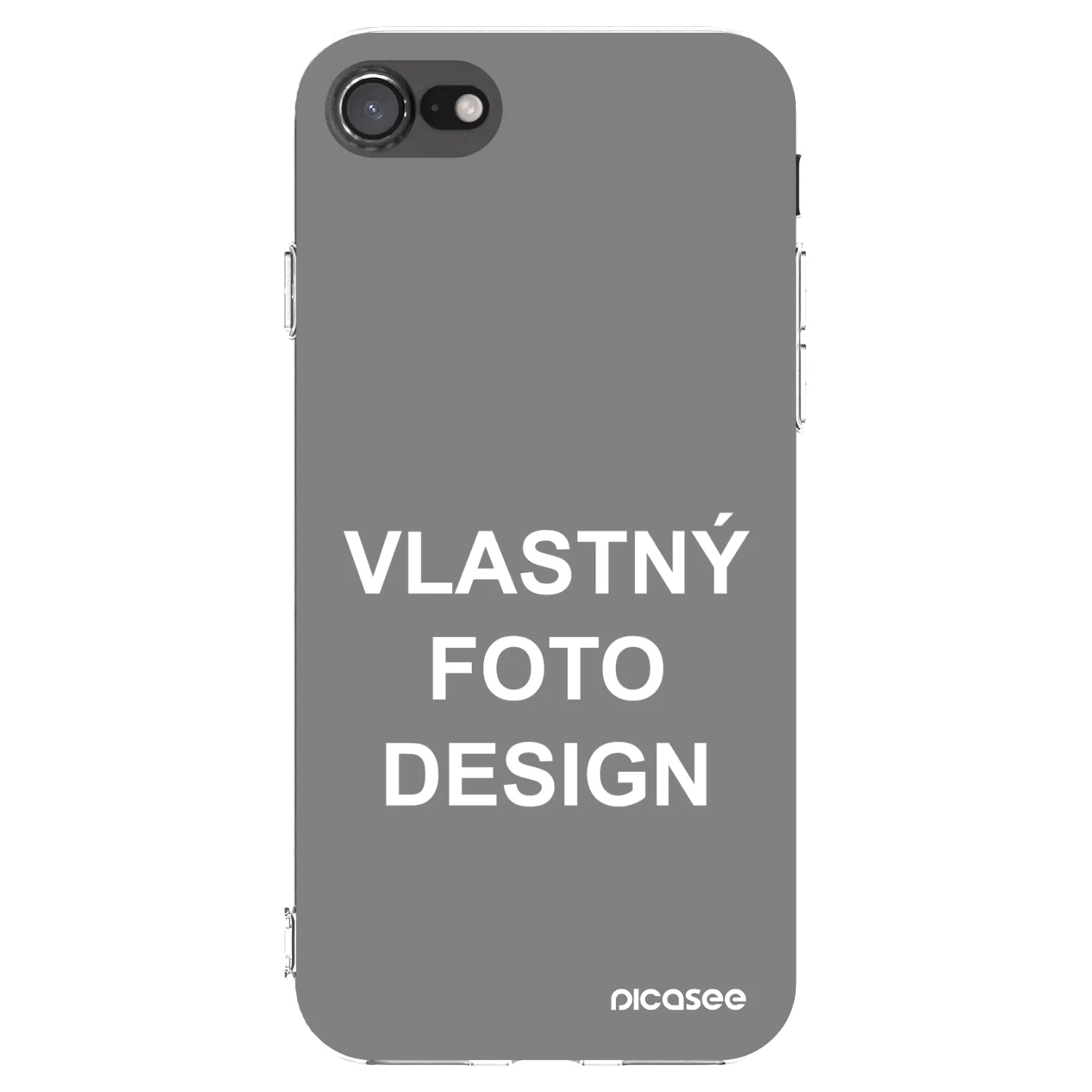 Silikónový prehľadný obal pre Apple iPhone SE 2020 - Vlastný fotka/motiv