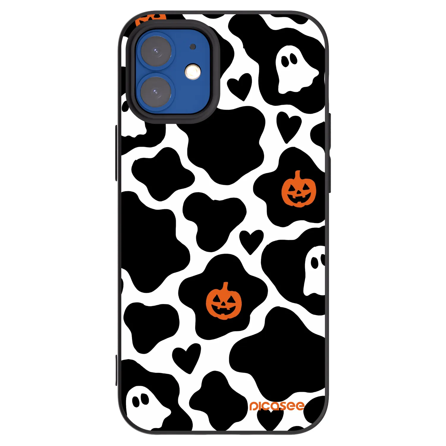 Picasee silikónový čierny obal pre Apple iPhone 12 mini - Boow