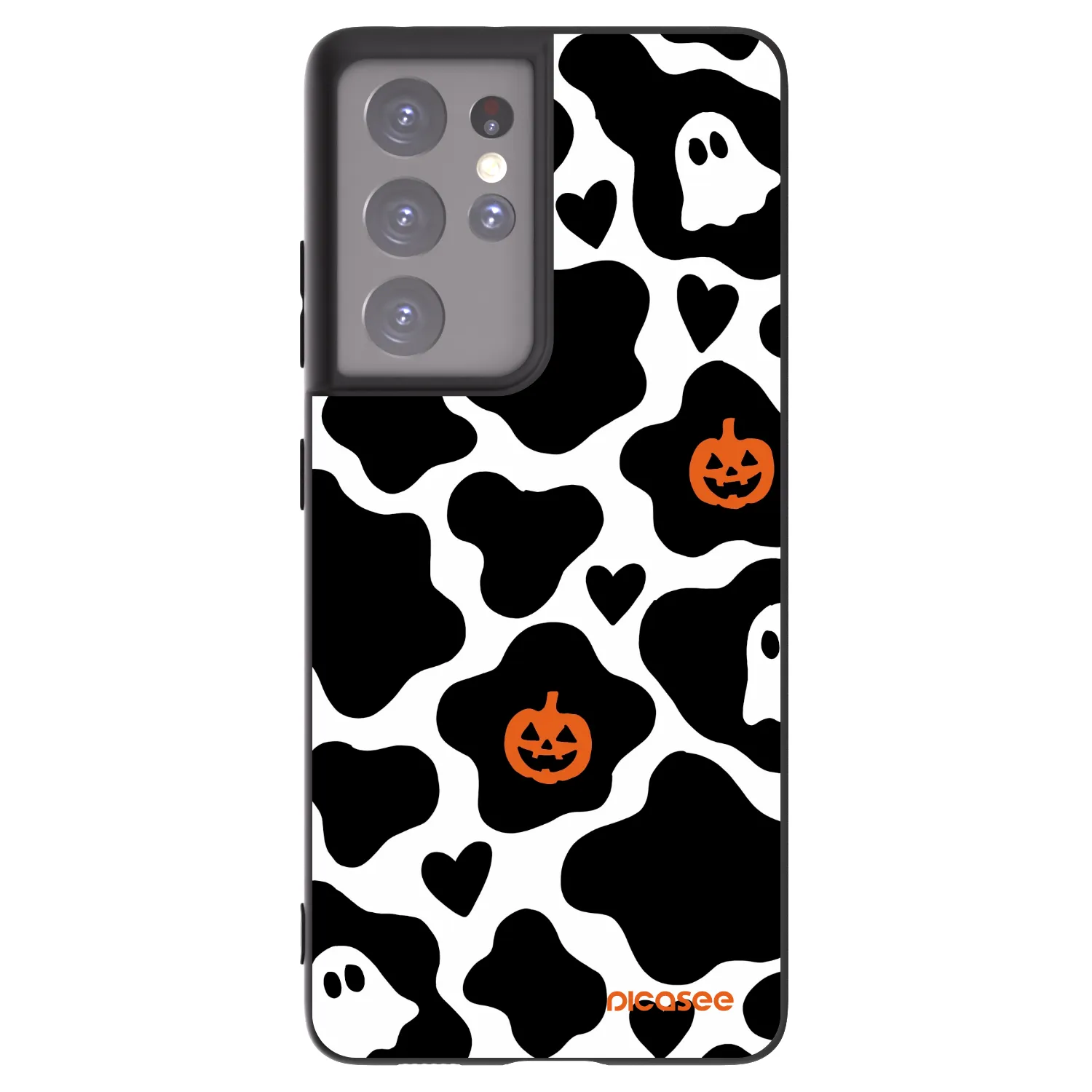 Picasee silikónový čierny obal pre Samsung Galaxy S21 Ultra 5G G998B - Boow