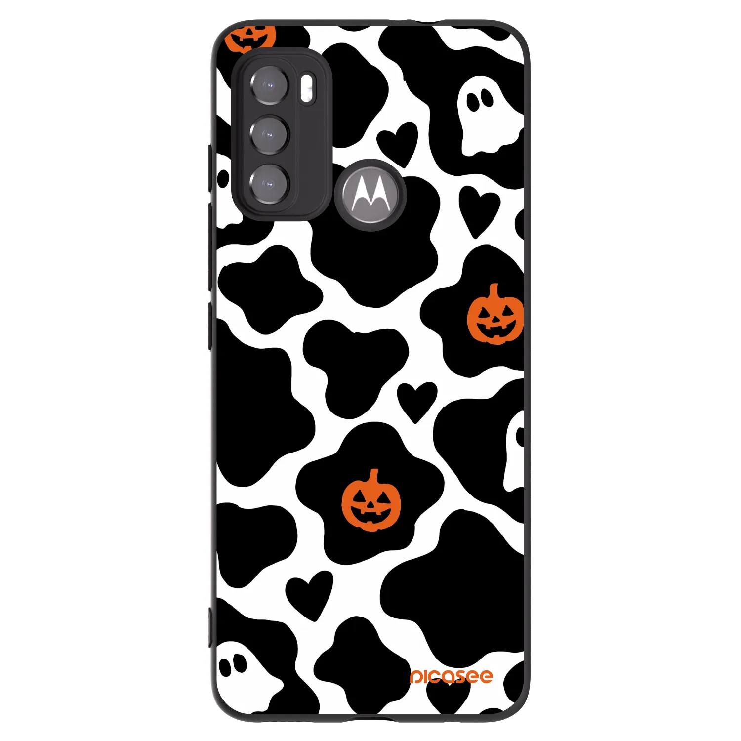 Picasee silikónový čierny obal pre Motorola Moto G60 - Boow