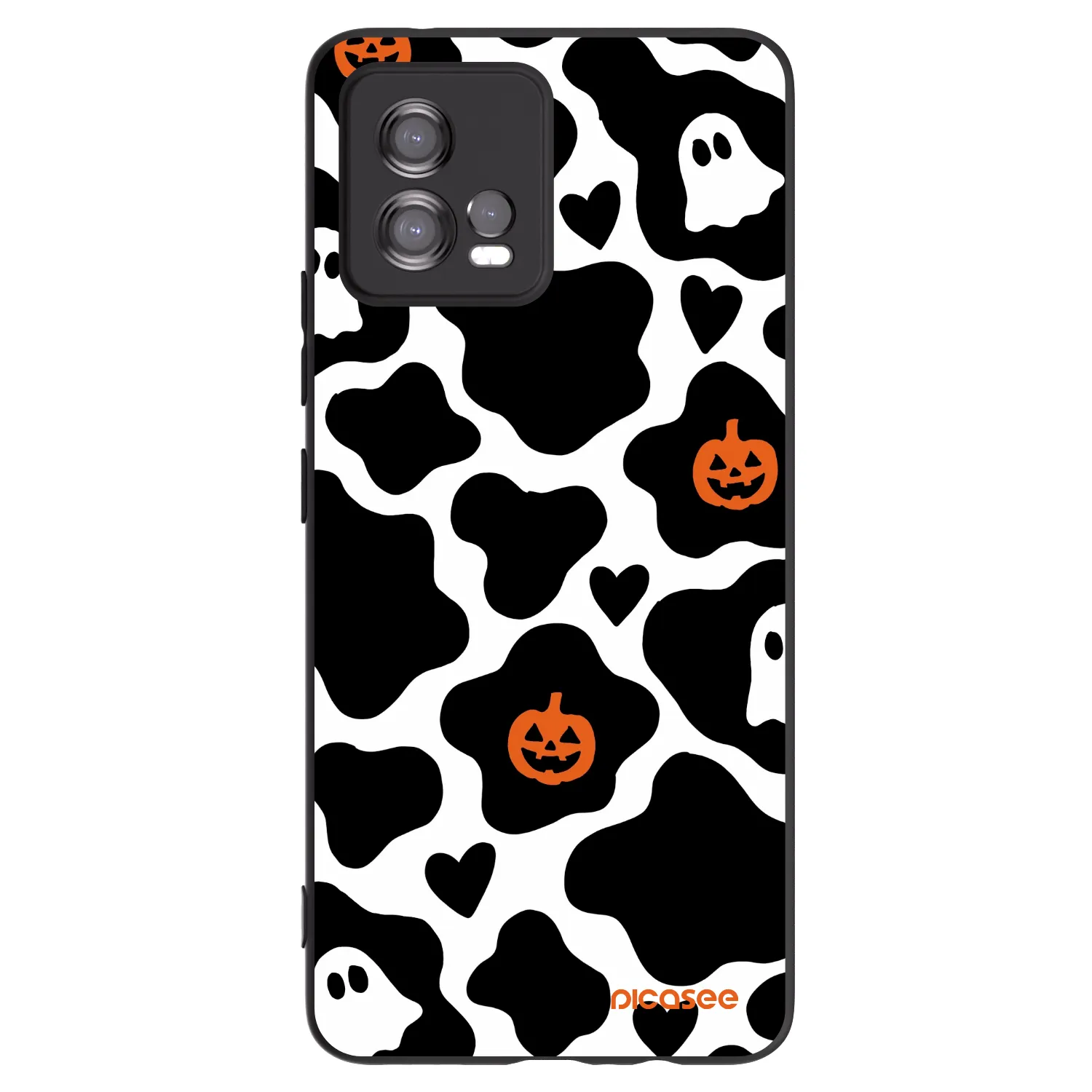 Picasee silikónový čierny obal pre Motorola Moto G72 - Boow
