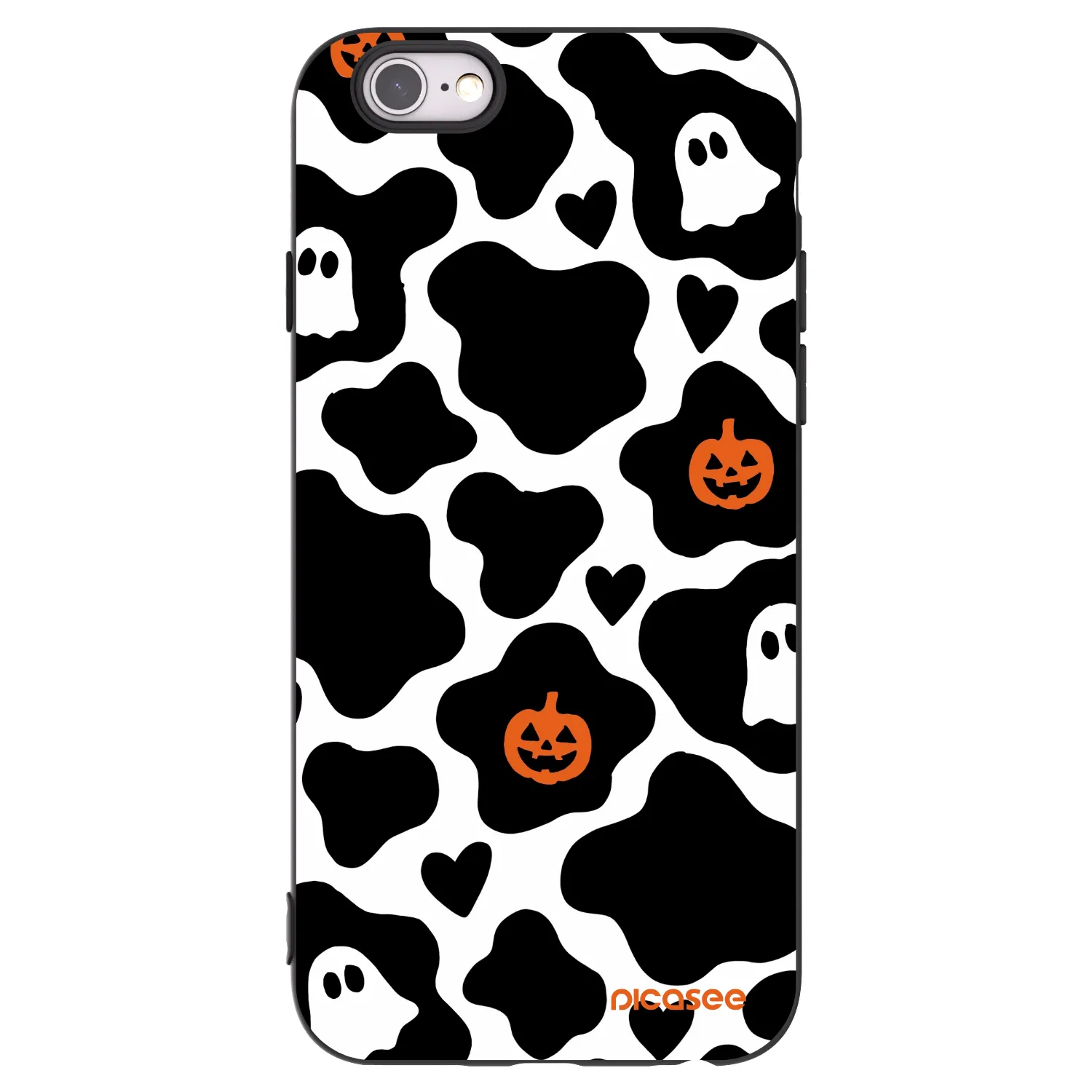 Picasee silikónový čierny obal pre Apple iPhone 6/6S - Boow