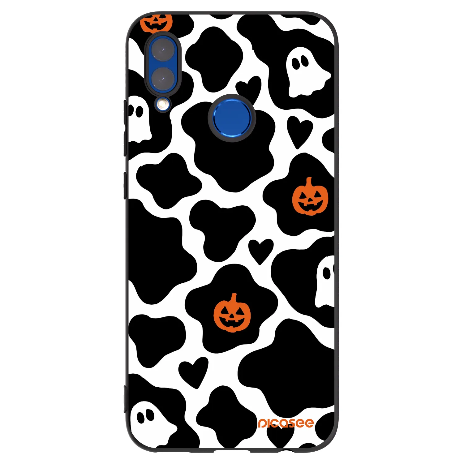 Picasee silikónový čierny obal pre Honor 10 Lite - Boow