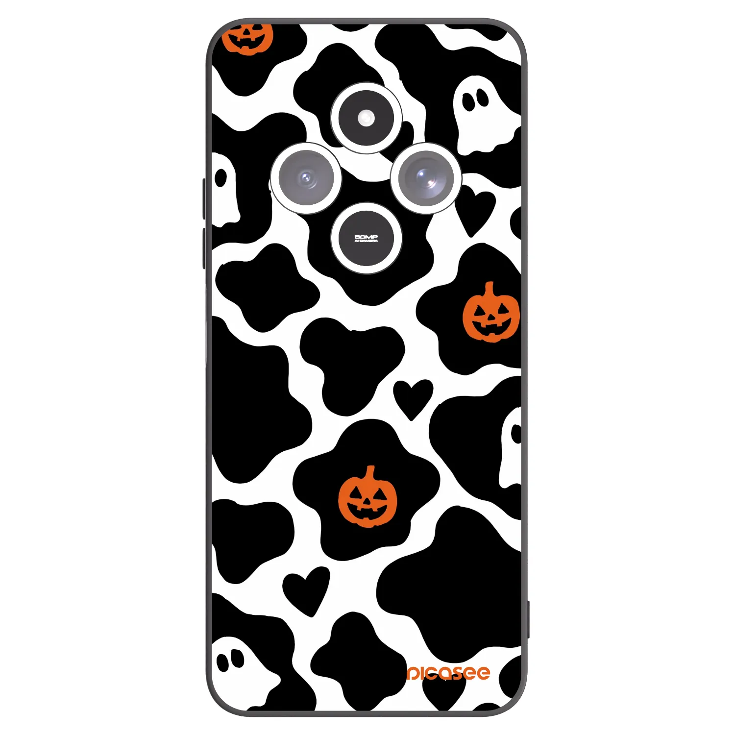 Picasee silikónový čierny obal pre Xiaomi Redmi 14C - Boow