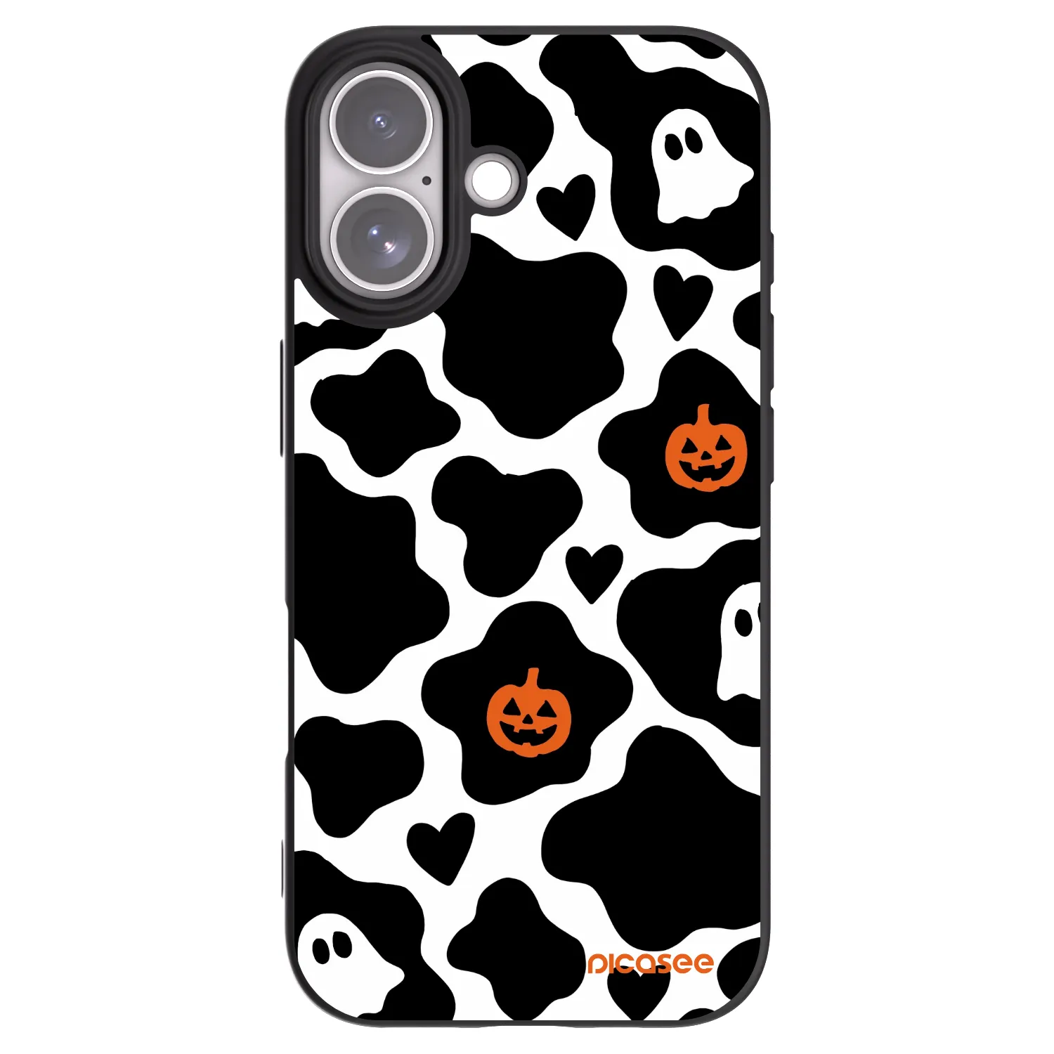 Picasee silikónový čierny obal pre Apple iPhone 17 - Boow
