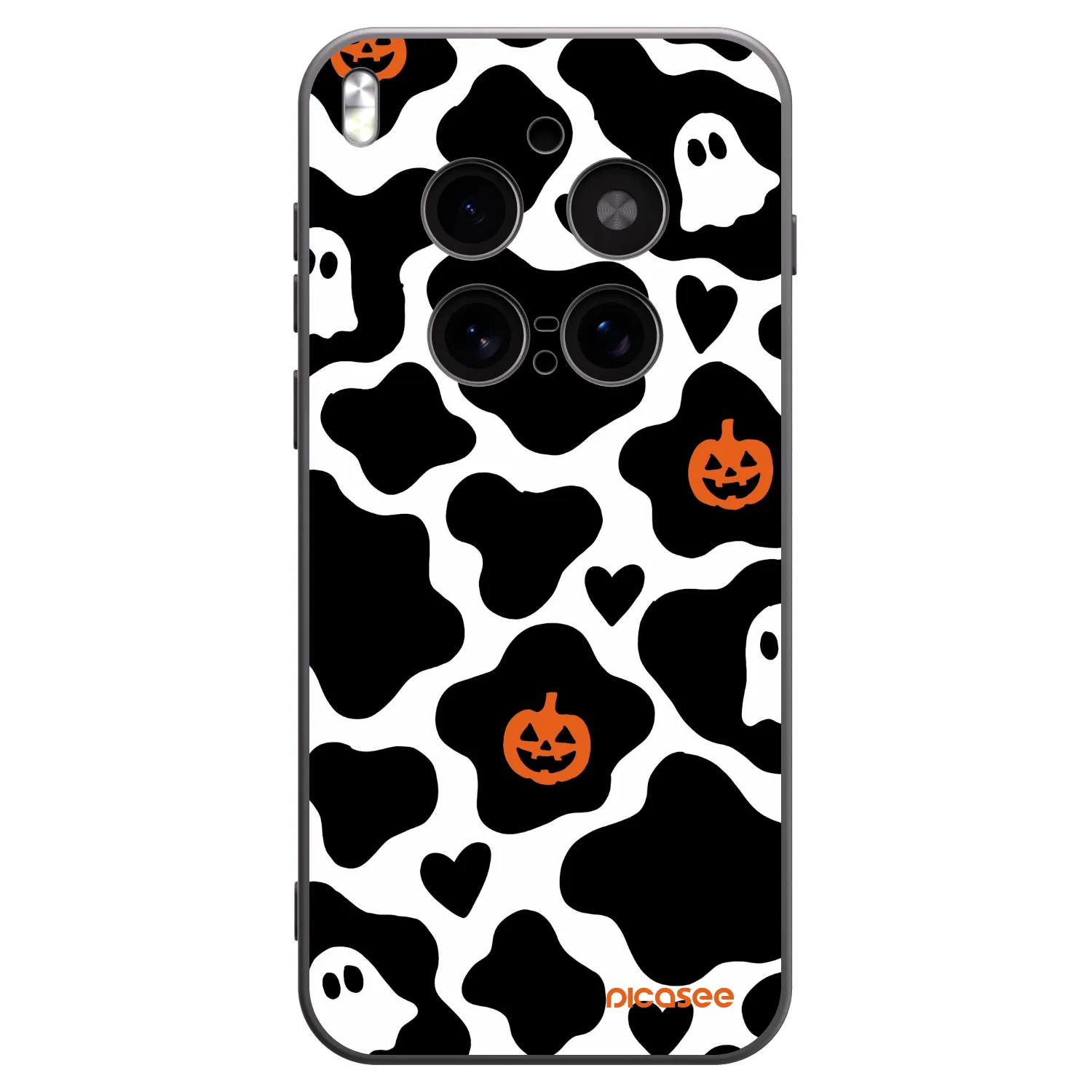 Picasee silikónový čierny obal pre Vivo X300 Pro - Boow