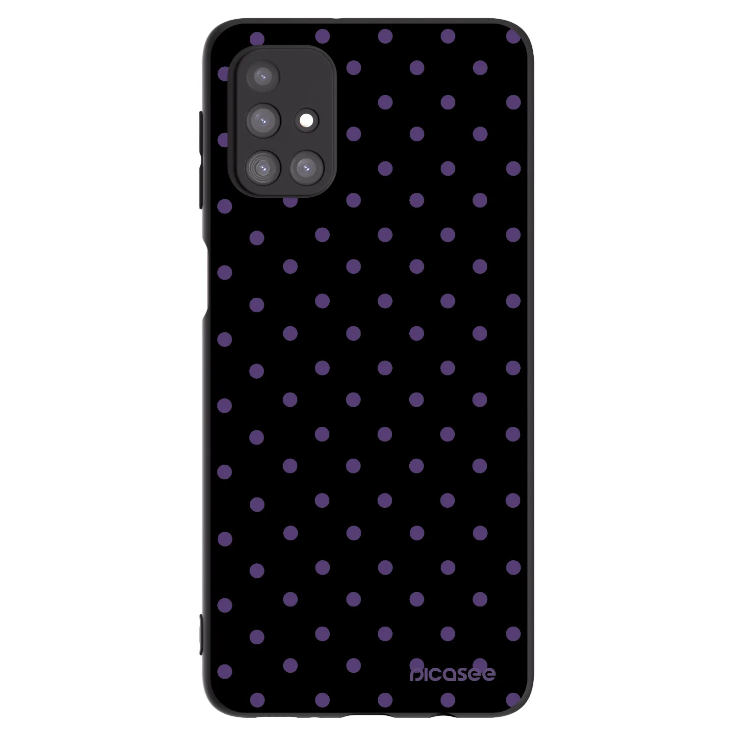 Picasee silikónový čierny obal pre Samsung Galaxy M31s - Flickers