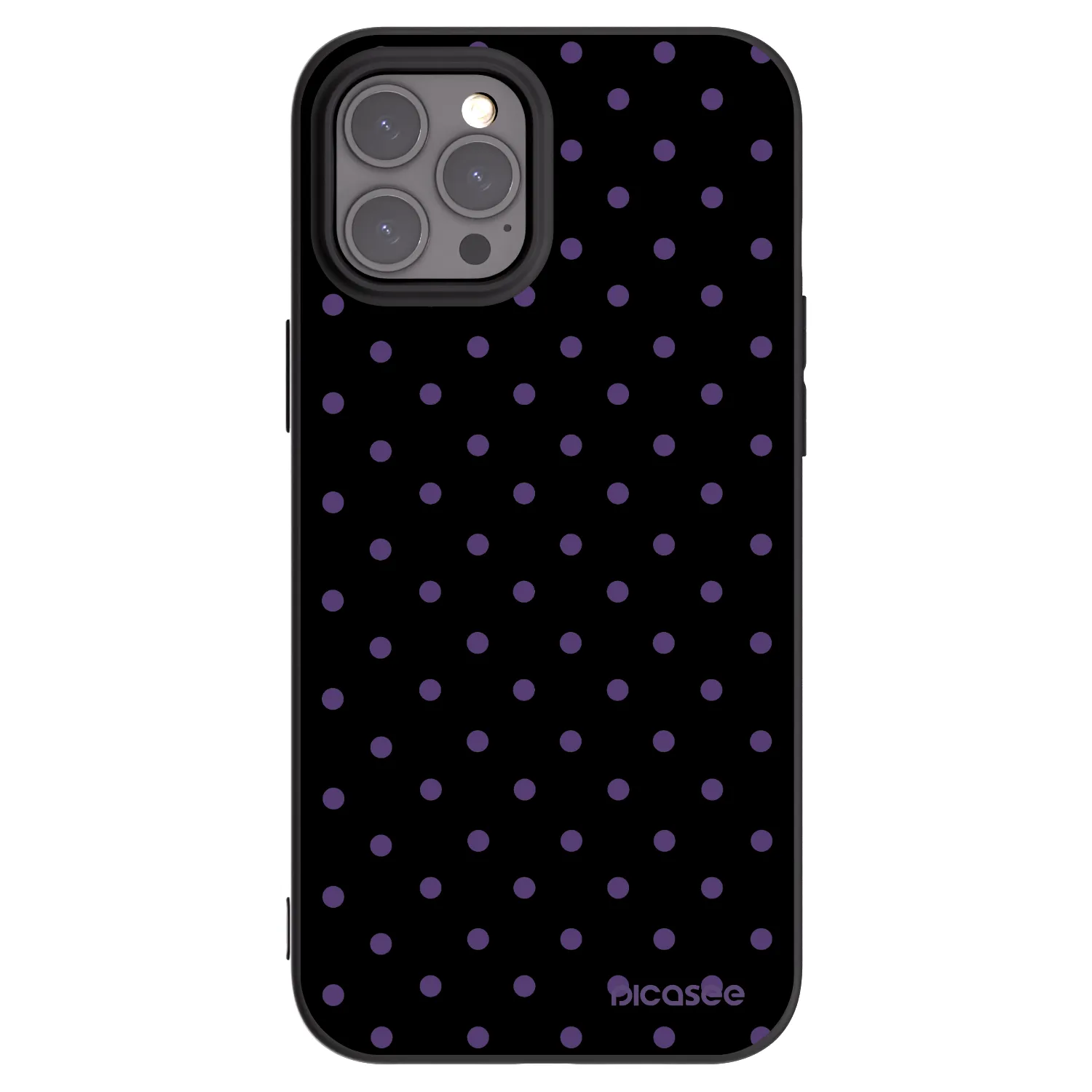 Picasee silikónový čierny obal pre Apple iPhone 12 Pro Max - Flickers