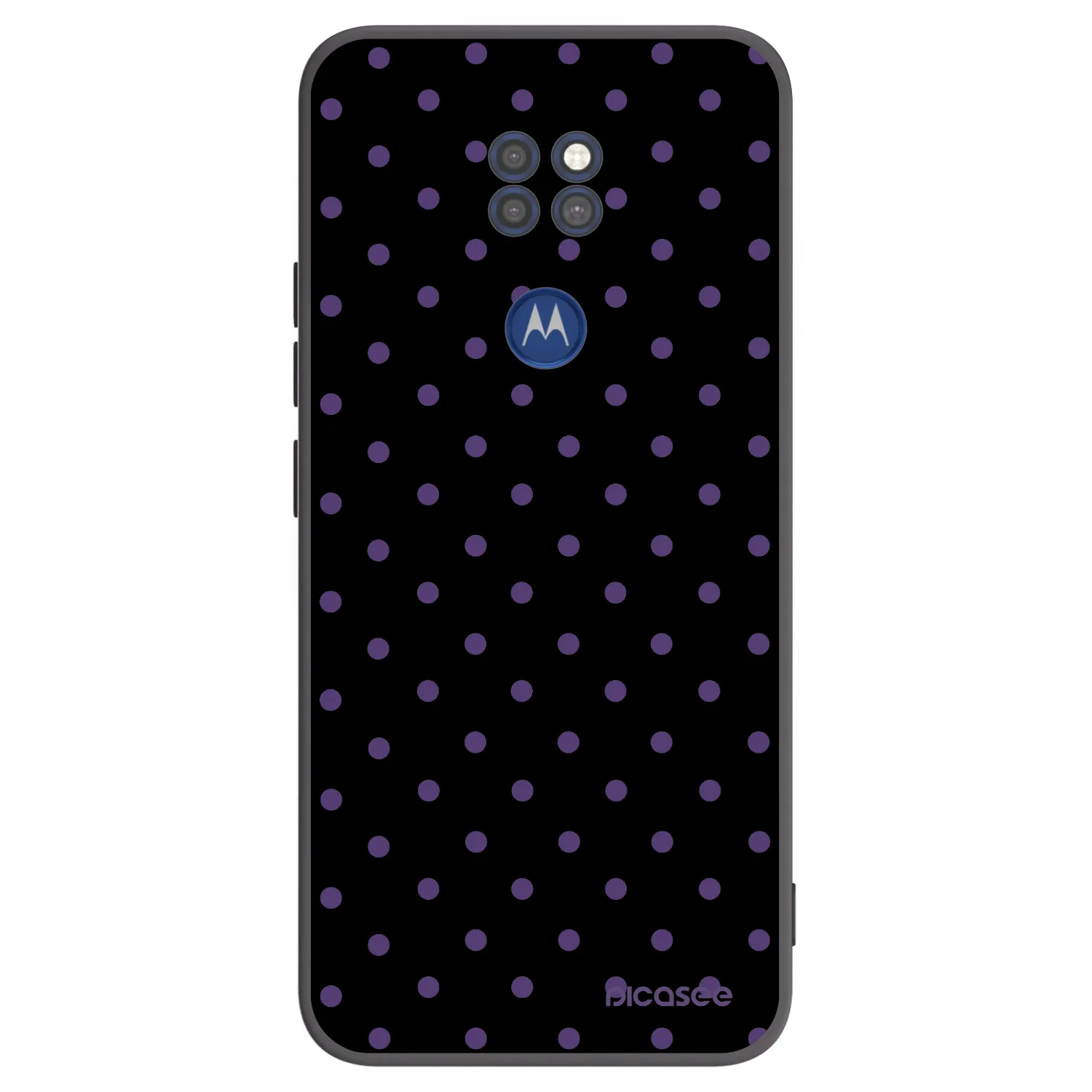 Picasee silikónový čierny obal pre Motorola Moto G9 Play - Flickers