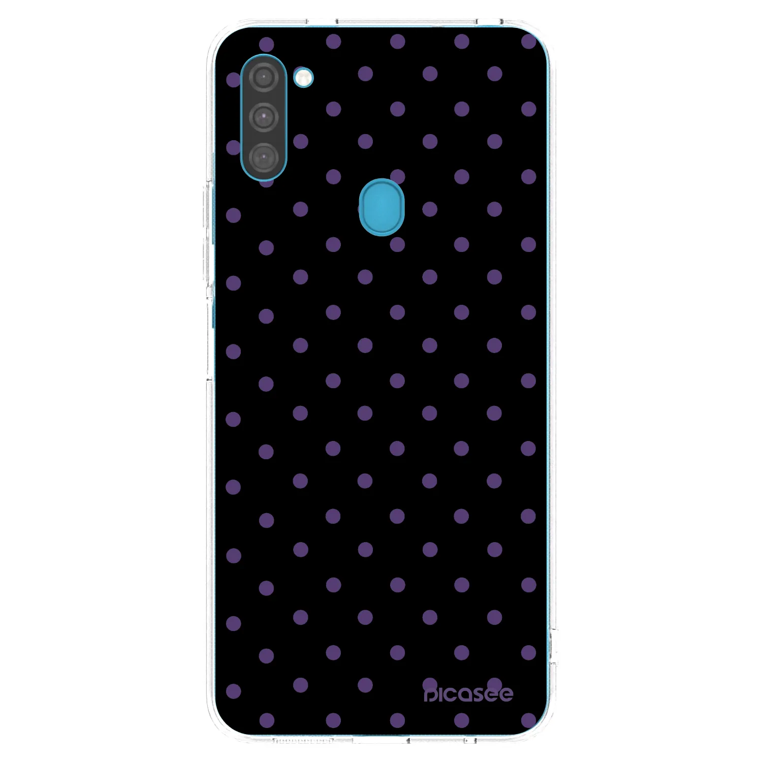 Picasee silikónový prehľadný obal pre Samsung Galaxy M11 - Flickers