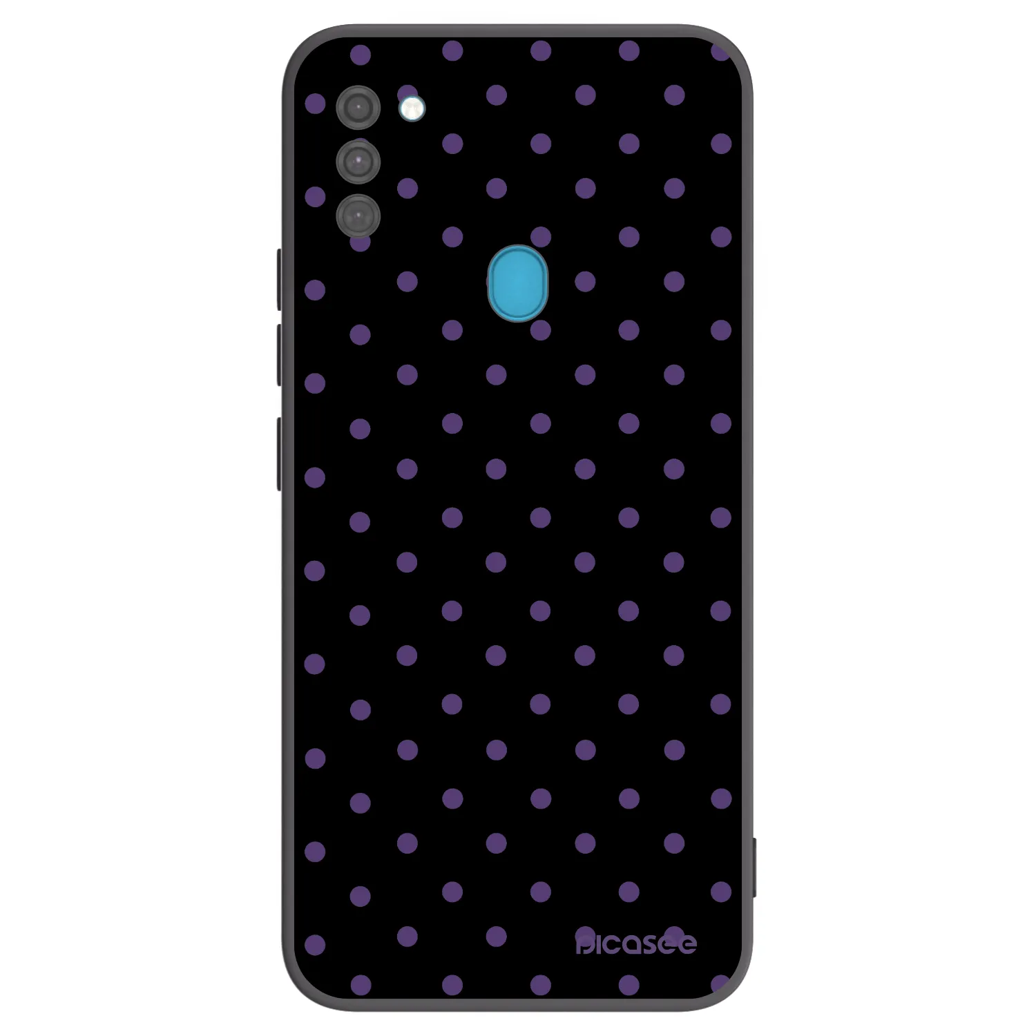Picasee silikónový čierny obal pre Samsung Galaxy M11 - Flickers