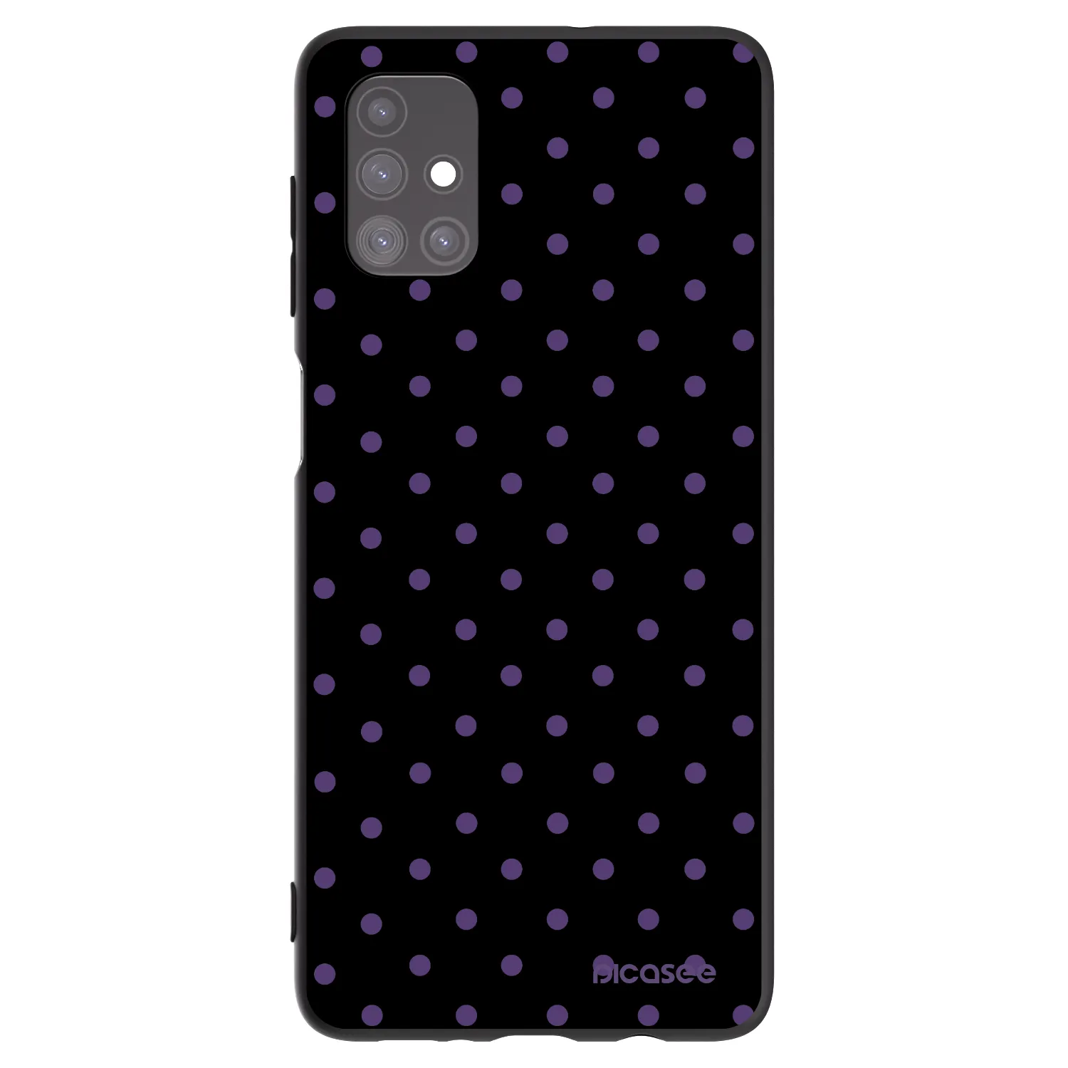 Picasee silikónový čierny obal pre Samsung Galaxy M51 M515F - Flickers