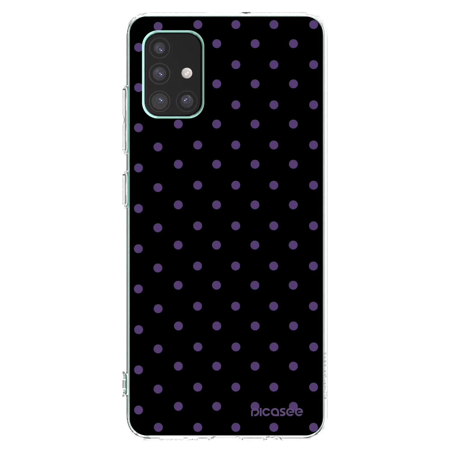 Picasee silikónový prehľadný obal pre Samsung Galaxy M51 M515F - Flickers