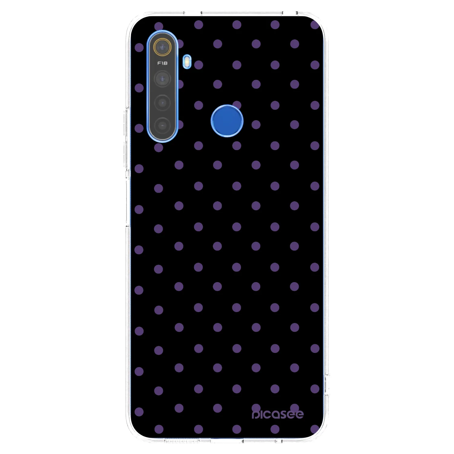 Picasee silikónový prehľadný obal pre Realme 5 - Flickers